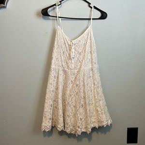 White lace dress